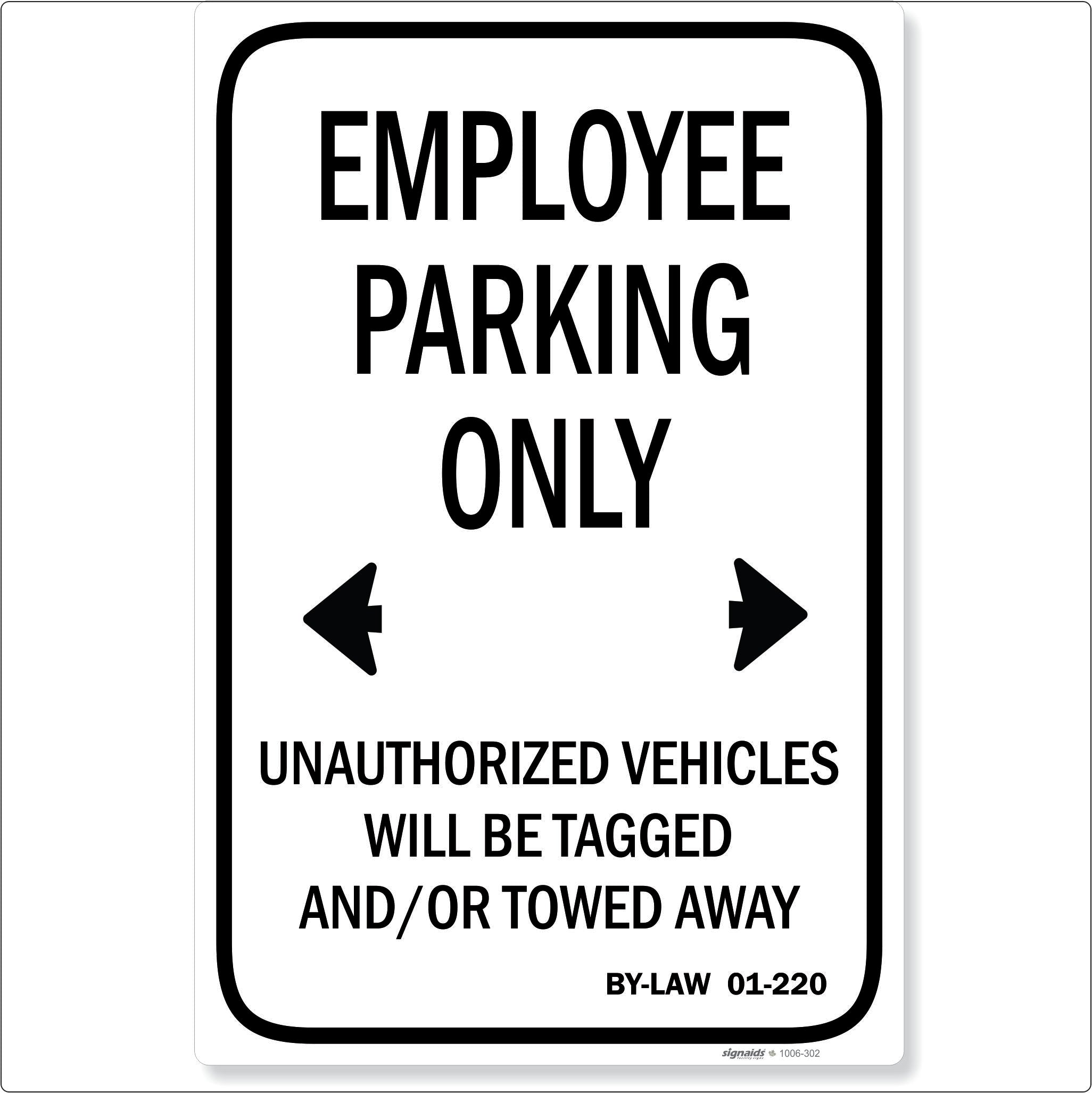 Employee Parking Only