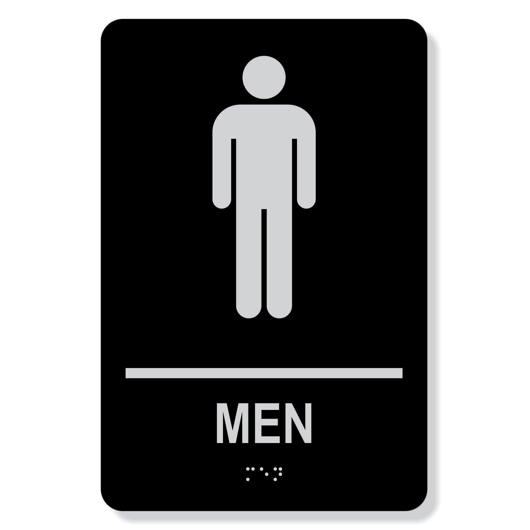 TJX- MEN washroom sign - non accessible facility