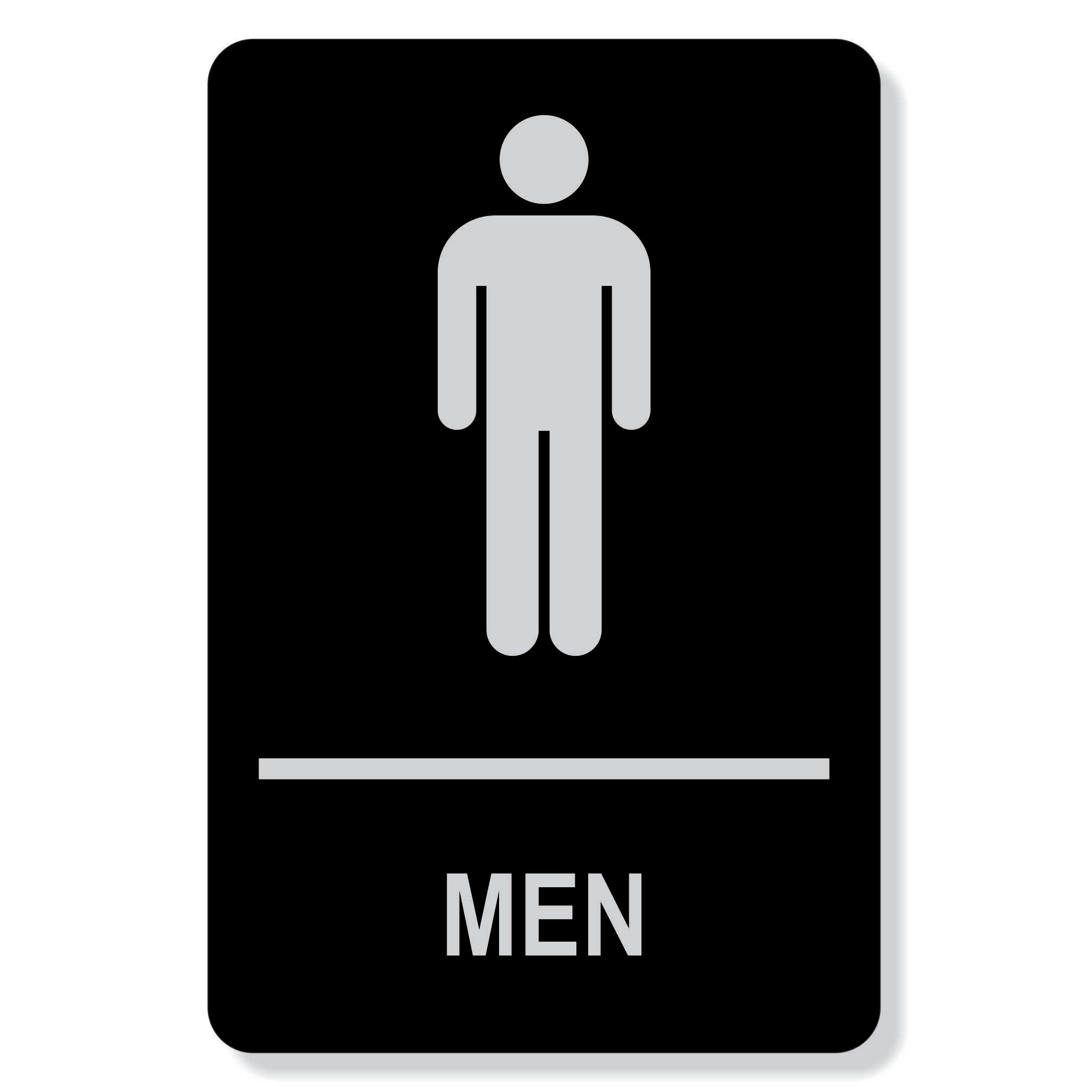 TJX- MEN washroom sign - non accessible facility
