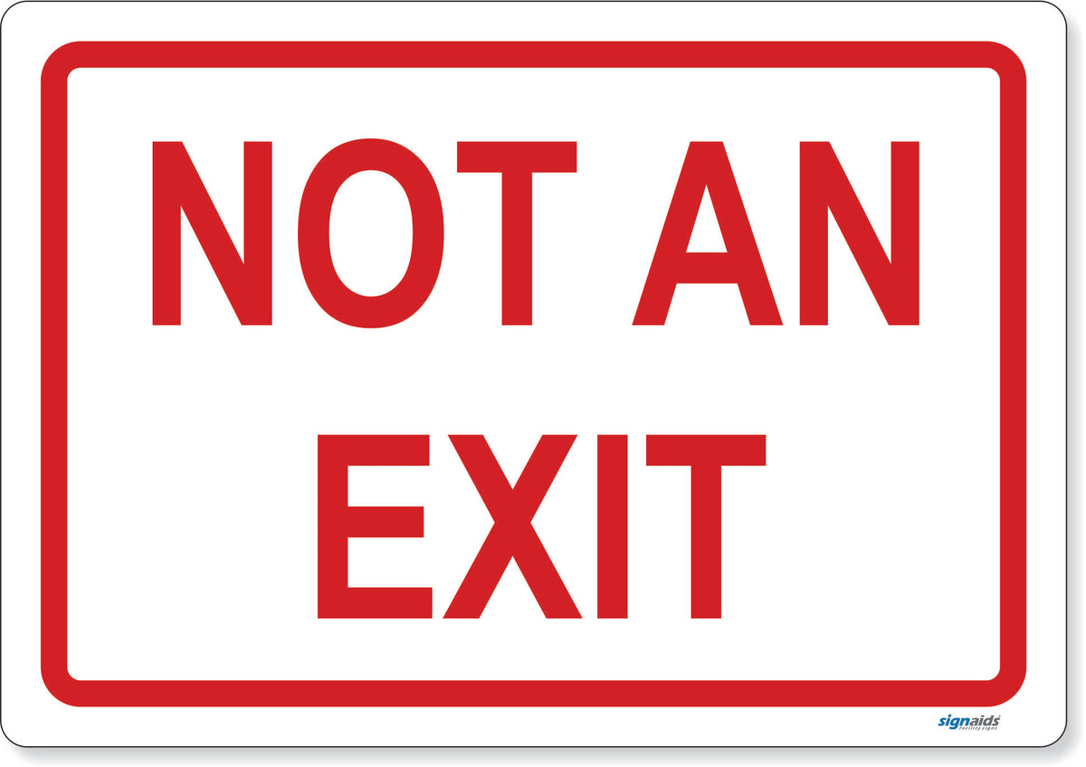 Not an Exit — Signaids