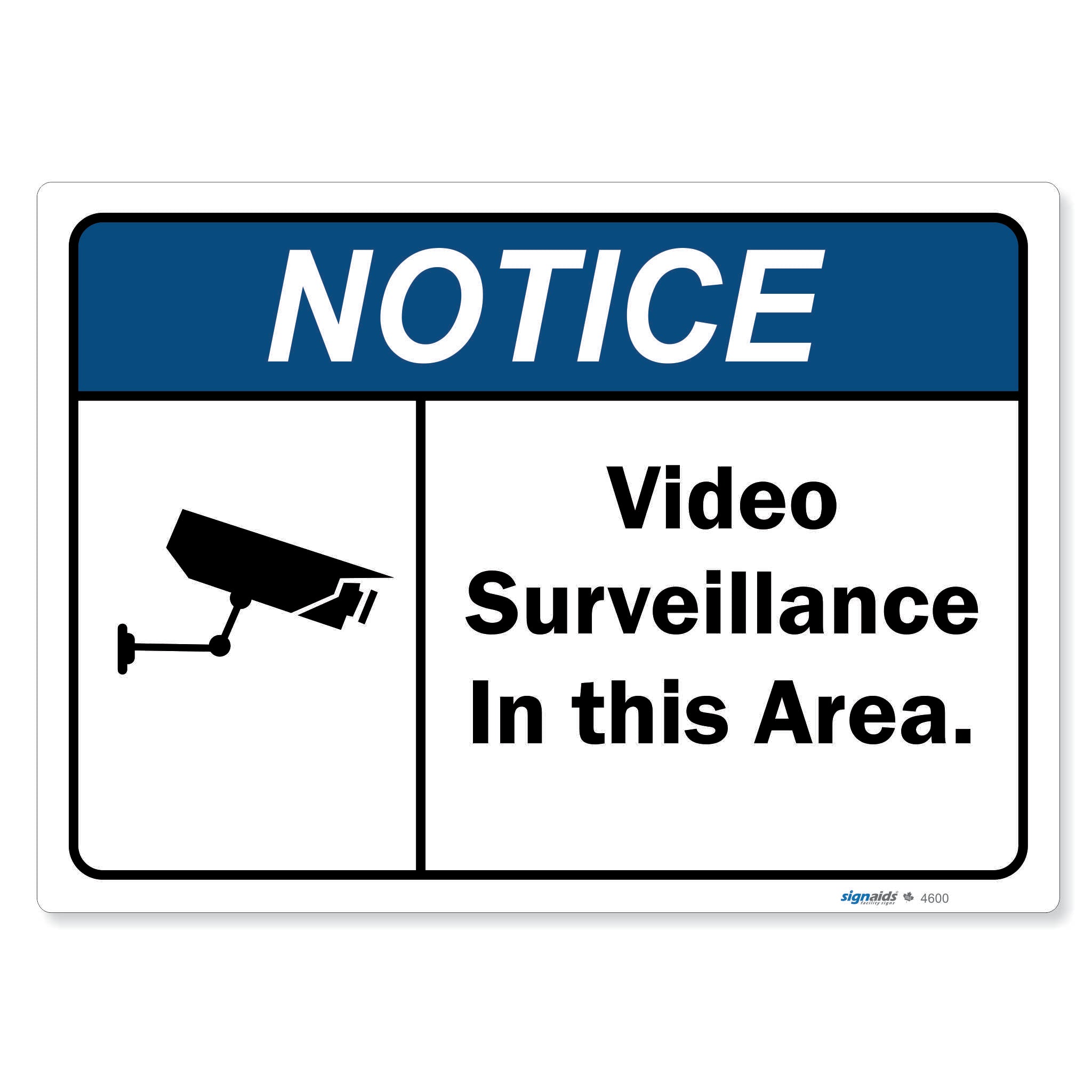 Notice Video Surveillance