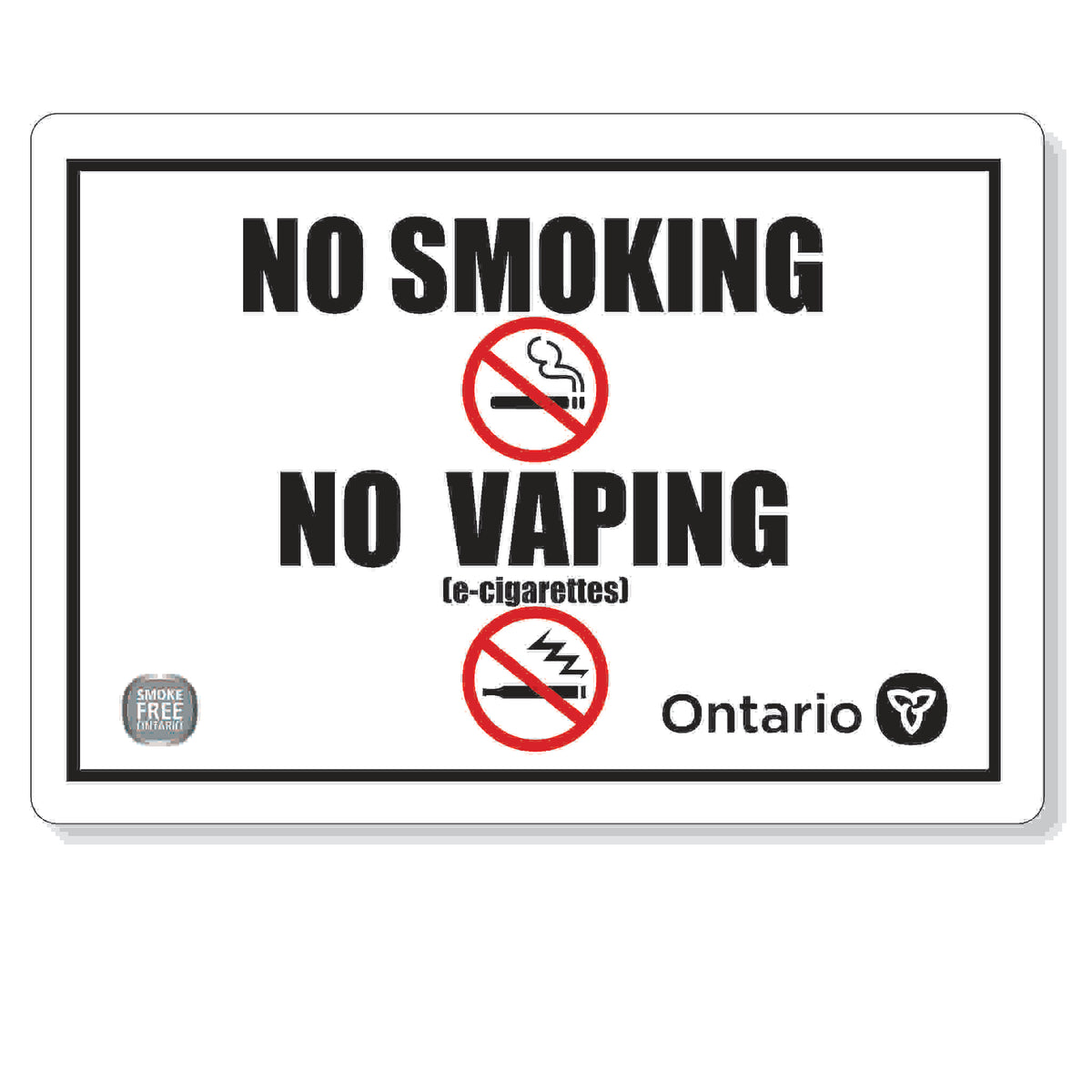 elfbar elfa master akku No Smoking or Vaping Sign main image 1